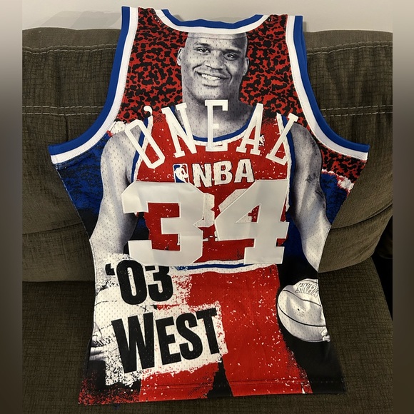$150 Mitchell & Ness Shaquille O'Neal All Star 2003 Swingman Jersey Men’s Sz: S - Picture 4 of 5